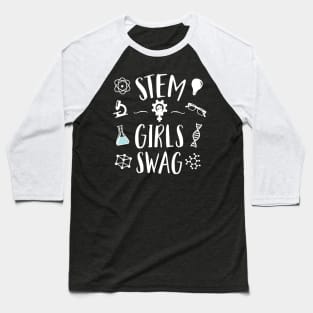 Stem Girls Swag Baseball T-Shirt
